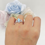 Marquise Filigree Floral Ring