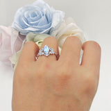 Marquise Filigree Floral Ring