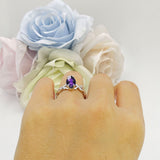 Marquise Split Shank Ring