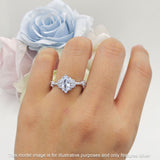 Marquise Halo Beaded Ring Cubic Zirconia 925 Sterling Silver