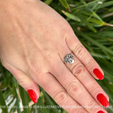 Octopus Ring Oxidized 925 Sterling Silver