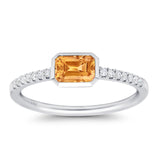 14K Gold Trendy 5.2mm G SI Diamond Engagement Wedding Ring