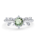 14K Gold Round G SI 1.02ct Diamond Engagement Ring