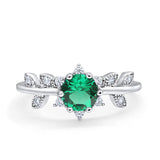 14K Gold Round G SI 1.02ct Diamond Engagement Ring
