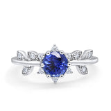 14K Gold Round G SI 1.02ct Diamond Engagement Ring
