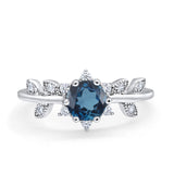 14K Gold Round G SI 1.02ct Diamond Engagement Ring