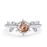 14K Gold Round G SI 1.02ct Diamond Engagement Ring