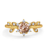 14K Gold Round G SI 1.02ct Diamond Engagement Ring