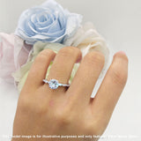 Solitaire Baguette Round Natural Green Amethyst Engagement Ring 925 Sterling Silver