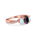 Twisted Infinity Shank Wedding Ring Simulated Cubic Zirconia 925 Sterling Silver