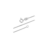 Rhodium Box Chain