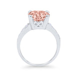 Solitaire Accent Wedding Engagement Ring Round CZ 925 Sterling Silver