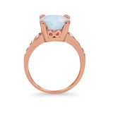 Solitaire Accent Wedding Engagement Ring Round CZ 925 Sterling Silver