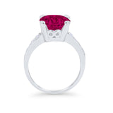 Solitaire Accent Wedding Engagement Ring Round CZ 925 Sterling Silver