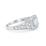 Bezel Solitaire Fashion Ring Simulated Cubic Zirconia 925 Sterling Silver