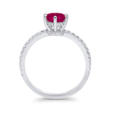 Art Deco Solitaire Accent Dazzling Wedding Ring Round Cubic Zirconia 925 Sterling Silver