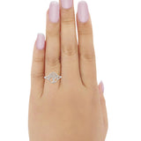 Tree Of Life Ring Oval Split Shank 925 Sterling Silver