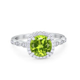 Art Deco Wedding Ring Band Bridal Set Large Round Cubic Zirconia 925 Sterling Silver
