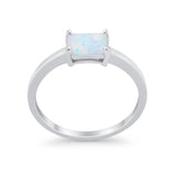 Radiant Cut Solitaire Wedding Engagement Ring Round Cubic Zirconia 925 Sterling Silver