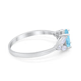 Oval Art Deco Wedding Engagement Ring Marquise Cubic Zirconia 925 Sterling Silver