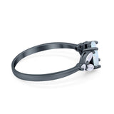 Oval Art Deco Wedding Engagement Ring Marquise Cubic Zirconia 925 Sterling Silver
