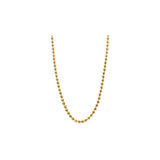 4MM 400 Moon Link Yellow Gold Chain .925 Sterling Silver Sizes "8-30" Inches