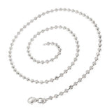 3MM Moon Link Chain 925 Solid Sterling Silver Available In "7-30" Inches
