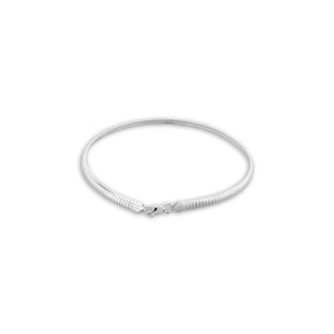 1.5MM .925 Sterling Silver Round Omega Chain Length "16-18" Inches