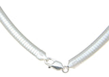 4MM .925 Sterling Silver Omega Necklace Chain "16-18"