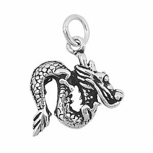 Dragon Pendant 925 Sterling Silver Choose Color