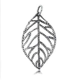 Leaf Pendant Solid 925 Sterling Silver