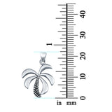Palm Tree Pendant Charm Fashion Jewelry Gift 925 Sterling Silver