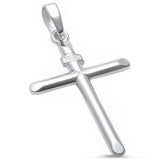 Cross Pendant 925 Sterling Silver Solid Cross INRI Choose Color - Blue Apple Jewelry