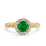 Halo Twisted Wedding Ring Simulated Cubic Zircnoia 925 Sterling Silver