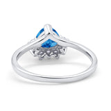 Heart Promise Ring Wedding Ring Simulated Cubic Zirconia 925 Sterling Silver