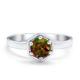 Solitaire Claw Prong Wedding Ring Simulated Cubic Zirconia 925 Sterling Silver