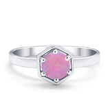 Solitaire Claw Prong Wedding Ring Simulated Cubic Zirconia 925 Sterling Silver