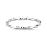 2mm Eternity Wedding Engagement Band Ring Round 925 Sterling Silver