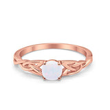 Solitaire Trinity Engagement Ring Simulated Cubic Zirconia 925 Sterling Silver