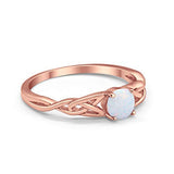 Solitaire Trinity Engagement Ring Simulated Cubic Zirconia 925 Sterling Silver