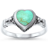 Celtic Design Heart Ring 925 Sterling Silver Choose Color Heart Promise Ring
