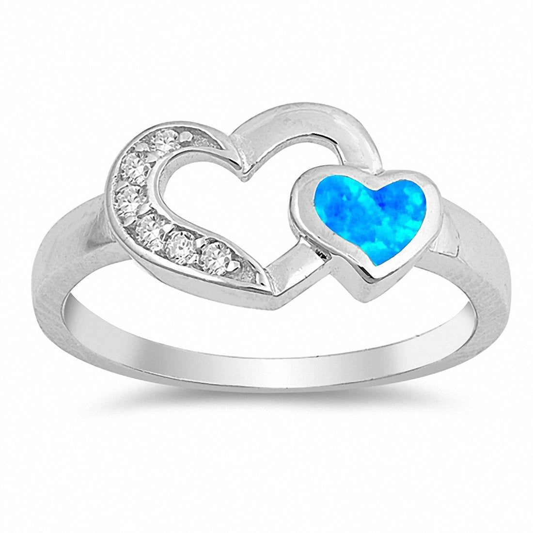 Buy 14k Yellow Gold Two Hearts Ring Online at SO ICY JEWELRY