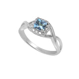 Solitaire Infinity Shank Ring Princess Cut Simulated Stone 925 Sterling Silver Choose Color