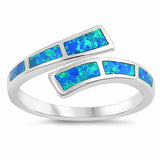 Fashion Created Opal Ring 925 Sterling Silver