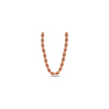 Rope Chain Rose Gold 925 sterling silver