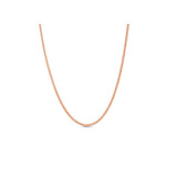 Spiga Wheat Chain Rose Gold Plated 925 Sterling Silver