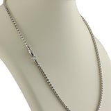 1MM Round Box Chain .925 Solid Sterling Silver Sizes "16-24" Inch