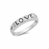 4mm Love Band Ring 925 Sterling Silver Choose Color