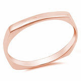 3mm Fashion Band Ring 925 Sterling Silver Choose Color