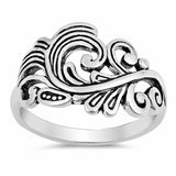 Filigree Swirl Rings